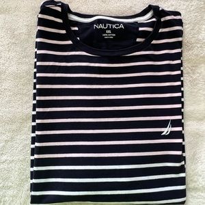 Nautica short sleeve striped t-shirt for men